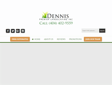 Tablet Screenshot of dennislandscaping.com